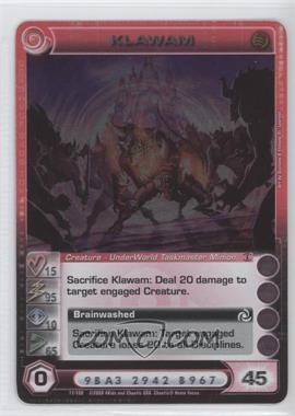 2008 Chaotic TCG - Turn of the Tide - [Base] - 1st Edition #11 - Klawam (Rare)