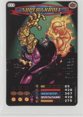 2008 Spider-Man Heroes & Villains - Power Card Collection [Base] #044 - Super Skrull