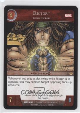 2008 VS System Marvel Evolution - Booster Pack [Base] #MEV-063 - Rictor