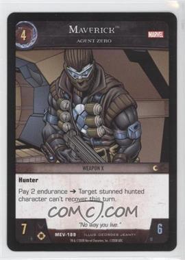 2008 VS System Marvel Evolution - Booster Pack [Base] #MEV-189 - Maverick