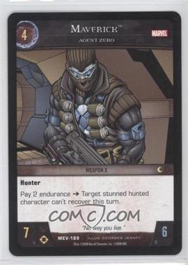 2008 VS System Marvel Evolution - Booster Pack [Base] #MEV-189 - Maverick