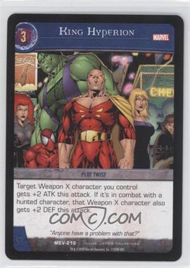 2008 VS System Marvel Evolution - Booster Pack [Base] #MEV-210 - King Hyperion