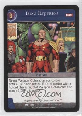 2008 VS System Marvel Evolution - Booster Pack [Base] #MEV-210 - King Hyperion