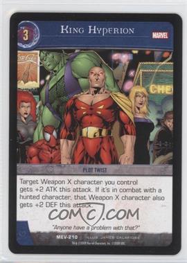 2008 VS System Marvel Evolution - Booster Pack [Base] #MEV-210 - King Hyperion