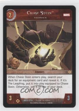 2008 VS System Marvel Evolution - Booster Pack [Base] #MEV-219 - Chase Stein