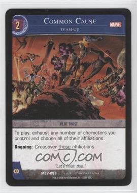 2008 VS System Marvel Evolution - Booster Pack [Base] #MEV-266 - Common Cause