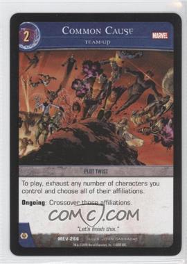 2008 VS System Marvel Evolution - Booster Pack [Base] #MEV-266 - Common Cause