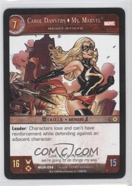 2008 VS System Marvel Universe - Booster Pack [Base] #MUN-088 - Carol Danvers - Ms. Marvel