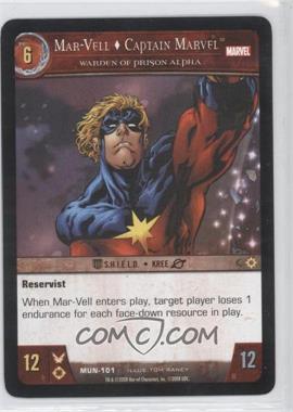 2008 VS System Marvel Universe - Booster Pack [Base] #MUN-101 - Mar-Vell - Captain Marvel