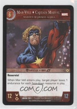 2008 VS System Marvel Universe - Booster Pack [Base] #MUN-101 - Mar-Vell - Captain Marvel