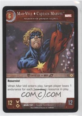 2008 VS System Marvel Universe - Booster Pack [Base] #MUN-101 - Mar-Vell - Captain Marvel