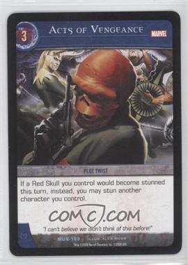 2008 VS System Marvel Universe - Booster Pack [Base] #MUN-169 - Acts of Vengeance