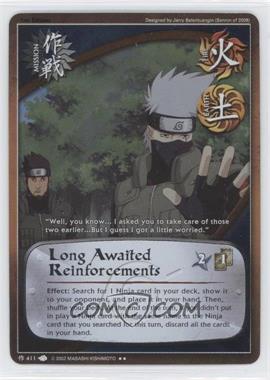 2009 Naruto CCG: A New Chronicle - [Base] - 1st Edition Foil #M411 - Long Awaited Reinforcements