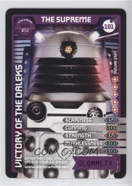 2010 Doctor Who - Monster Invasion - Trading Card Game #101 - The Supreme