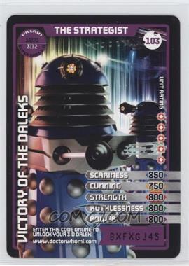 2010 Doctor Who - Monster Invasion - Trading Card Game #103 - The Strategist