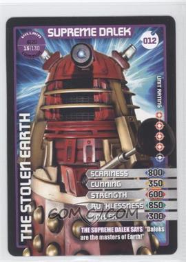 2010 Doctor Who - Monster Invasion - Trading Card Game #12 - Supreme Dalek