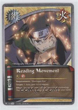 2010 Naruto CCG: Fangs of the Snake - [Base] - 1st Edition #720 - Reading Movement