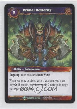2010 World of Warcraft TCG: War of the Elements - Booster Pack [Base] #83 - Primal Dexterity