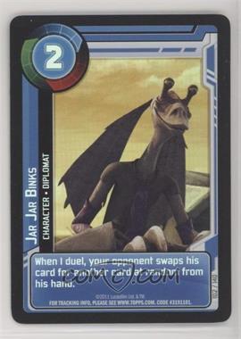 2011 Star Wars: Clone Wars Adventures - Trading Card Game [Base] #102 - Jar Jar Binks