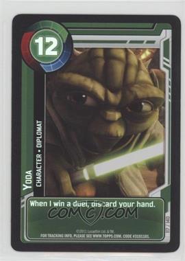 2011 Star Wars: Clone Wars Adventures - Trading Card Game [Base] #117 - Yoda