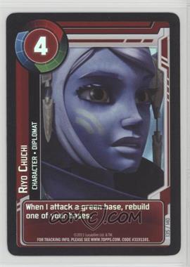 2011 Star Wars: Clone Wars Adventures - Trading Card Game [Base] #135 - Riyo Chuchi