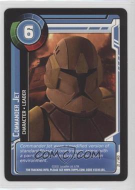 2011 Star Wars: Clone Wars Adventures - Trading Card Game [Base] #21 - Commander Jet