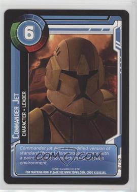 2011 Star Wars: Clone Wars Adventures - Trading Card Game [Base] #21 - Commander Jet