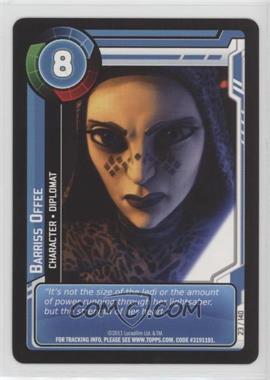 2011 Star Wars: Clone Wars Adventures - Trading Card Game [Base] #23 - Barriss Offee