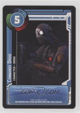 2011 Star Wars: Clone Wars Adventures - Trading Card Game [Base] #3 - Commando Droid
