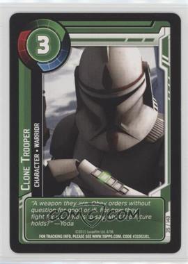 2011 Star Wars: Clone Wars Adventures - Trading Card Game [Base] #35 - Clone Trooper