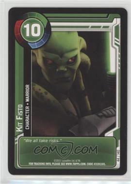 2011 Star Wars: Clone Wars Adventures - Trading Card Game [Base] #44 - Kit Fisto