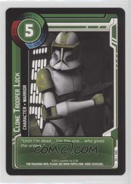 2011 Star Wars: Clone Wars Adventures - Trading Card Game [Base] #51 - Clone Trooper Lock