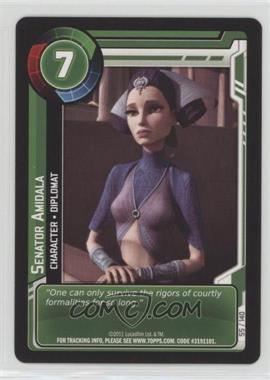 2011 Star Wars: Clone Wars Adventures - Trading Card Game [Base] #55 - Senator Amidala