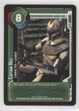 2011 Star Wars: Clone Wars Adventures - Trading Card Game [Base] #56 - Captain Rex