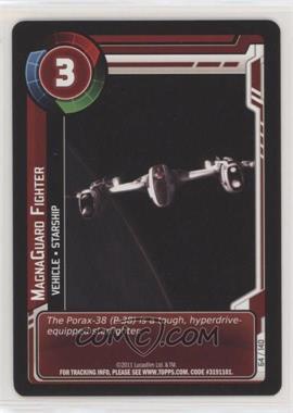 2011 Star Wars: Clone Wars Adventures - Trading Card Game [Base] #64 - MagnaGuard Fighter