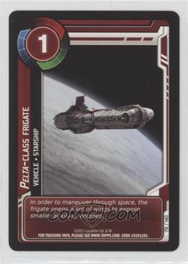 2011 Star Wars: Clone Wars Adventures - Trading Card Game [Base] #78 - Pelta-Class Frigate