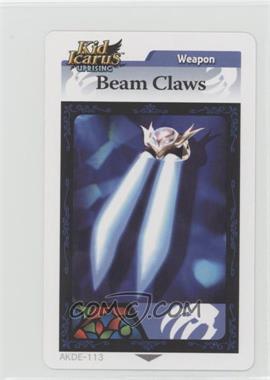 2012 Kid Icarus Uprising - Augmented Reality (AR) Cards #AKDE-113 - Weapon - Beam Claws