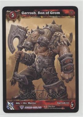 2012 World of Warcraft TCG: Timewalkers - War of the Ancients - Booster Pack [Base] #131EA - Garrosh, Son of Grom (Extended Art)