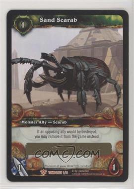 2012 World of Warcraft TCG: Tomb of the Forgotten - Loot/Insert Redemptions #1 - Sand Scarab