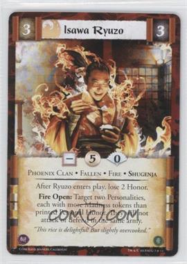 2013 Legend of the Five Rings CCG - Coils of Madness - Exclusive 13 Card Set #7 - Isawa Ryuzo