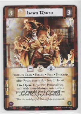 2013 Legend of the Five Rings CCG - Coils of Madness - Exclusive 13 Card Set #7 - Isawa Ryuzo