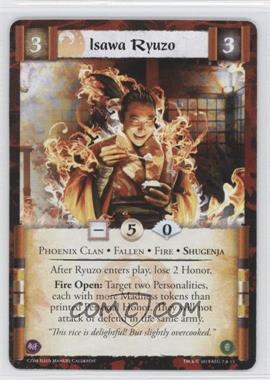 2013 Legend of the Five Rings CCG - Coils of Madness - Exclusive 13 Card Set #7 - Isawa Ryuzo