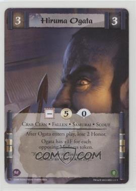 2013 Legend of the Five Rings CCG - Coils of Madness - Exclusive 9 Card Set #1 - Hiruma Ogata