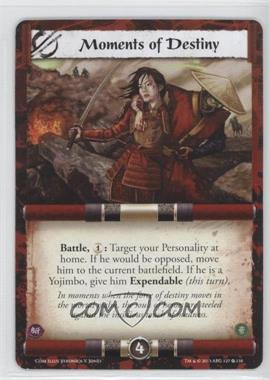2013 Legend of the Five Rings CCG - Coils of Madness - Expansion Set [Base] #127 - Moments of Destiny