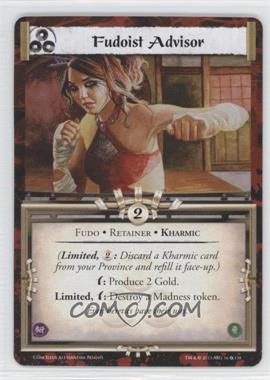 2013 Legend of the Five Rings CCG - Coils of Madness - Expansion Set [Base] #16 - Fudoist Advisor