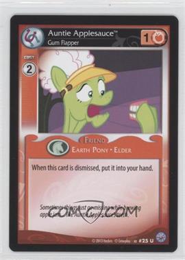 2013 My Little Pony Collectible Card Game - Premiere - [Base] #25 - Auntie Applesauce, Gum Flapper