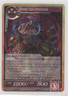 2015 Force of Will TCG - Millennia of Ages - [Base] - Foil #MOA-012 - Blazer, the Awakener