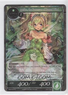 2015 Force of Will TCG - Millennia of Ages - [Base] - Foil #MOA-037 - Melfee, the Successor of Sacred Wind