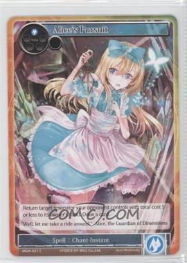 2015 Force of Will TCG - Millennia of Ages - [Base] #MOA-021 - Alice's Pursuit