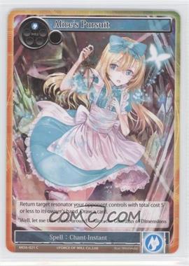 2015 Force of Will TCG - Millennia of Ages - [Base] #MOA-021 - Alice's Pursuit
